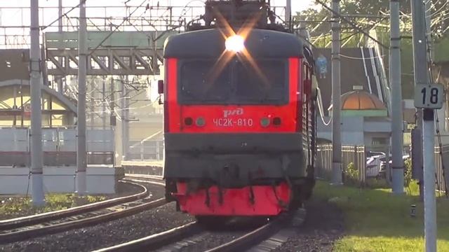 ЧС2К-810 с поездом №90 "Москва – Петропавловск" смотреть онлайн