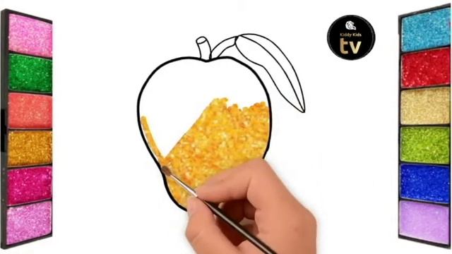 glitter mango drawing and coloring book for kids, |toddlers смотреть онлайн