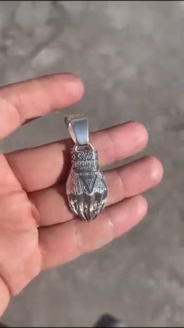 Подвеска Лапа Медведя 25гр Серебро 925 пробы смотреть онлайн