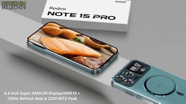 Redmi Note 15 Pro - 5G,200MP Camera, Snapdragon 7 Gen1,Wireless,IP68 Certified_Redmi Note 15 Pro