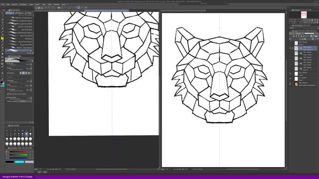 Photo Geometrization Drawing Techniques