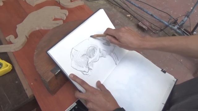 video 5 taller de talla en madera e historia: la prehistoria, el tigre dientes de sable смотреть онлайн