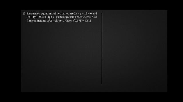 Linear Regression - Ex. 3.3- Sum 11 to 14 | 12th Commerce | New Syllabus смотреть онлайн