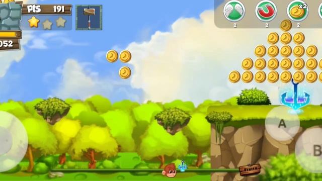 Runner monkey , monkey run in jungle Level-2 | Jungle Games Play | @novataggerz смотреть онлайн