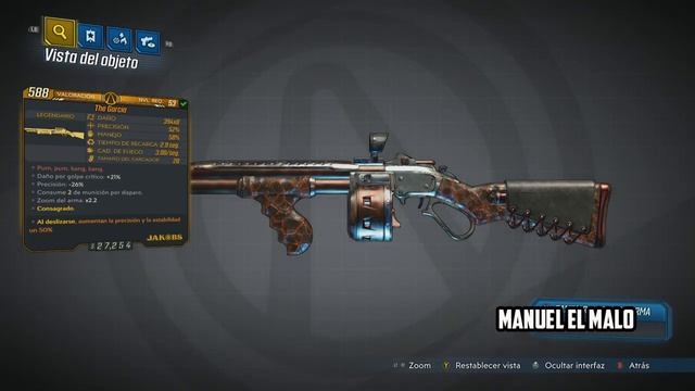Borderlands 3 Guía de armas legendarias The Garcia ``Pum, pum, bang, bang.´´ смотреть онлайн