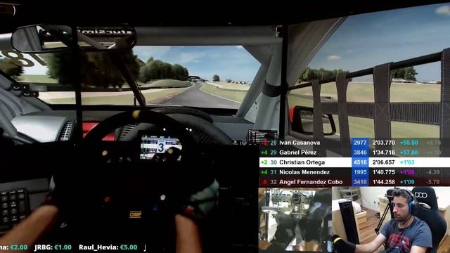 Iracing - V8MGT Race 1 (Holden V8 @ Oulton Park) смотреть онлайн