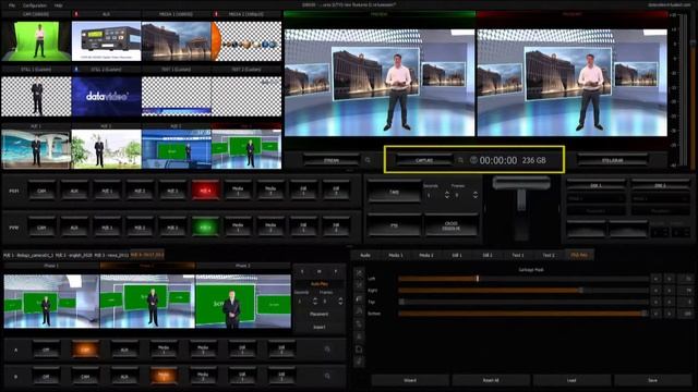 Datavideo TVS-1000 Trackless Virtual Studio System - AUX Card | Dual format record | Streaming смотреть онлайн