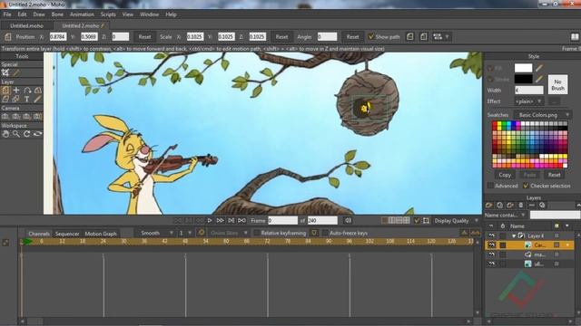 masking in moho ( anime studio) смотреть онлайн