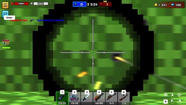 Pixel Gun 3D 2025 геймплей(начинающий рутубер)