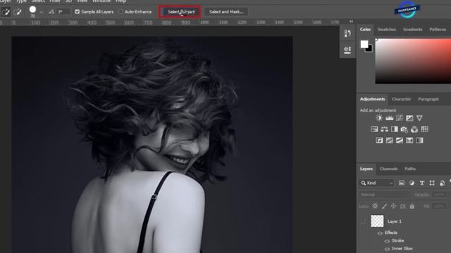 Neon Light Effect | Photoshop Tutorial смотреть онлайн