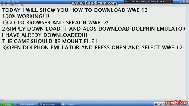 HOW TO DOWNLOAD WWE12 (100%)WORKING!!!!WITH PROOF!!! смотреть онлайн