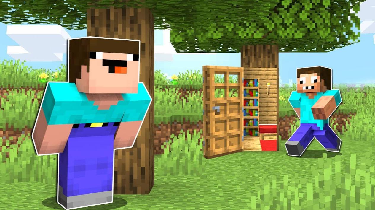 📹 НУБ СЛЕДИТ ЗА ПРО 24 ЧАСА В МАЙНКРАФТ ! НУБИК НЕВИДИМКА И ТРОЛЛИНГ В MINECRAFT → смотреть онлайн