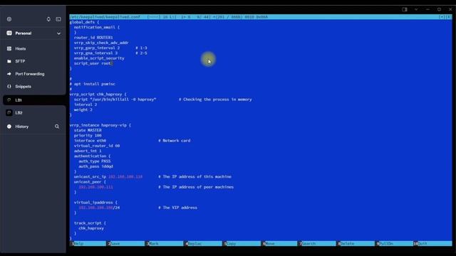 Настройка Keepalived и HAProxy: Отказоустойчивый Балансер для Kubernetes Кластера