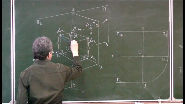 Начертательная геометрия. Лекция 2. Часть 2. смотреть онлайн