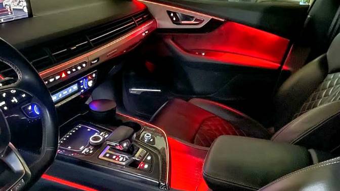 Comfortable contour lighting option AUDI Q7 4M VAG-UPGRADE.RU смотреть онлайн