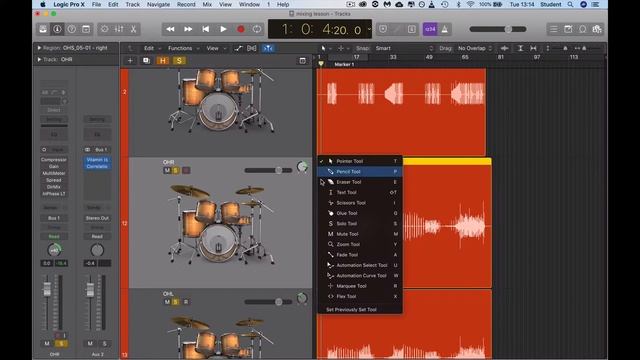 Mix Preparation - Dealing with Phasing between Overhead mics and the rest of the drum kit смотреть онлайн