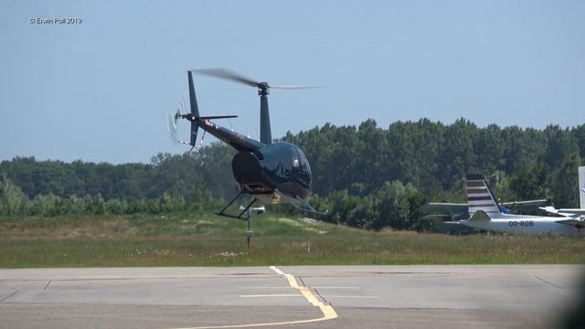 OO-CEO Robinson R44 Raven II Helicopter Teuge Airport 27-6-2019 смотреть онлайн