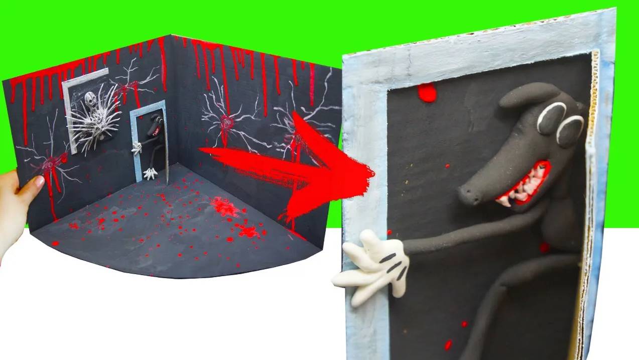 ВСЕ ТВОРЕНИЯ Тревора Хендерсона СДЕЛАЛА КОМНАТУ С МОНСТРАМИ КАРТУН ДОГ CARTOON DOG