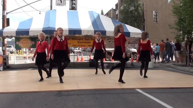 Irish Dance at Midnight Sun Downtown Festival, Fairbanks, Alaska смотреть онлайн