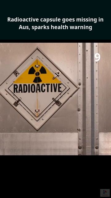 Radioactive capsule goes missing in Aus, sparks health warning смотреть онлайн