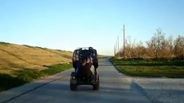 Yamaha Grizzly700 & Raptor700 on a Wheelie смотреть онлайн
