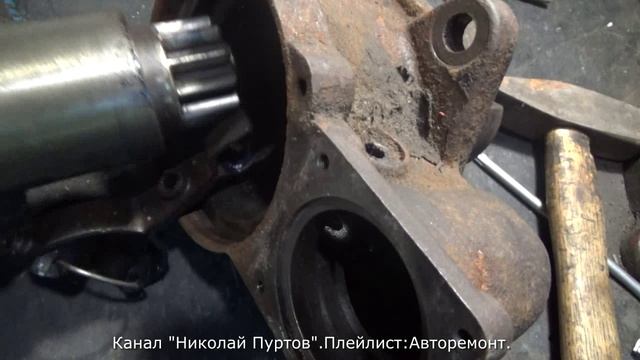 Стартер Скания.Замена бендикса.Разбор стартера смотреть онлайн