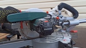 Резка металла торцовочной пилой Metabo kgsv 216 M. Срезы ровные