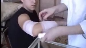 Повязка на локтевой сустав