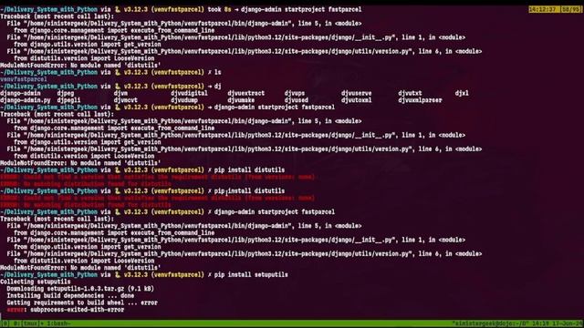 ModuleNotFoundError: No module named 'distutils' смотреть онлайн