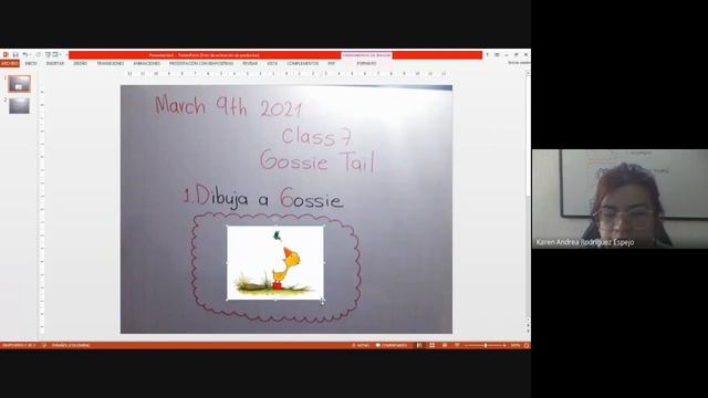 Inglés 2° Class 7 Gossie Tale 1 09 03 2021 смотреть онлайн