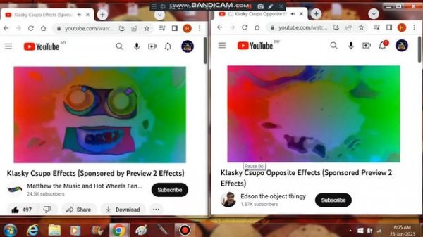 Klasky Csupo Original Effects VS Opposite Effects Sponsored by Preview 2 Effects