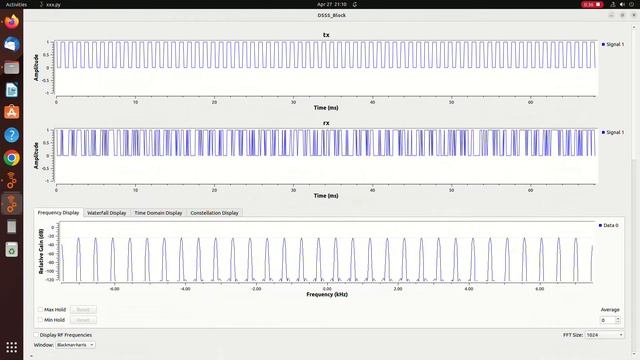 Direct Sequence Spread Spectrum software simulation on GNU-Radio смотреть онлайн