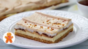 Творожный пирог с яблоками и карамельными слезами