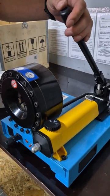 Как работает ручной обжимной станок? Проверяем перед отправкой SD 25! смотреть онлайн