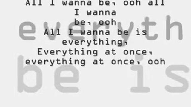 Everything at once By lenka Lyrics смотреть онлайн