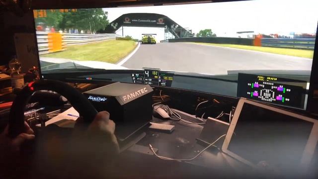 Podium DD1 First test on CSL Elite P1 Rim Low Torque RF2 GT3 OultonPark смотреть онлайн
