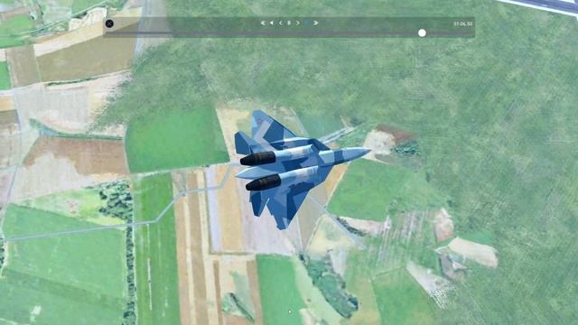 SU-57 Cobra Spin aka Kvochur Bell maneuver | XPlane 11 смотреть онлайн