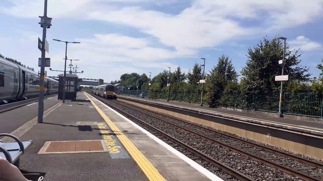 22000 Class DMU/Intercity passing Hazelhatch and Cellbridge for Dublin Heuston (AT 160 KM/H) 9/8/22 смотреть онлайн