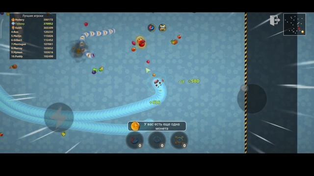 The Snake Eats Vegetables And Fruits And Becomes Long/ Snake Zone io смотреть онлайн