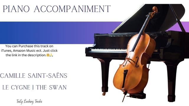 The Swan ( LE CYGNE) Piano Accompaniment | Backing Track смотреть онлайн