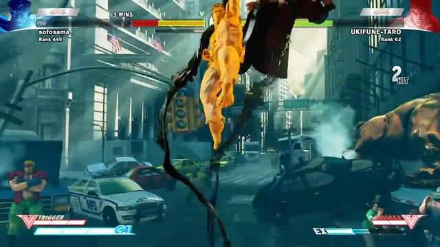 STREET FIGHTER V (BETA) Bison vs Ryu Corner Push смотреть онлайн