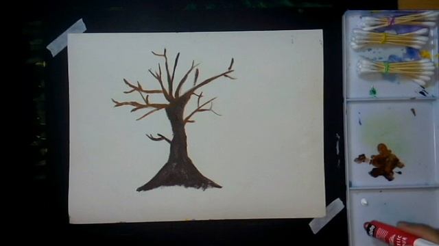 Sakura Cherry Blossom Tree using Acrylic Paint | Yllexa | #002 смотреть онлайн