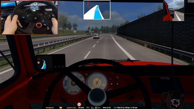 ETS2 1.34 | Wind Turbine (21 Ton) | MAN 520 HN | ( G29 + Shifter + Wheel Cam ) смотреть онлайн