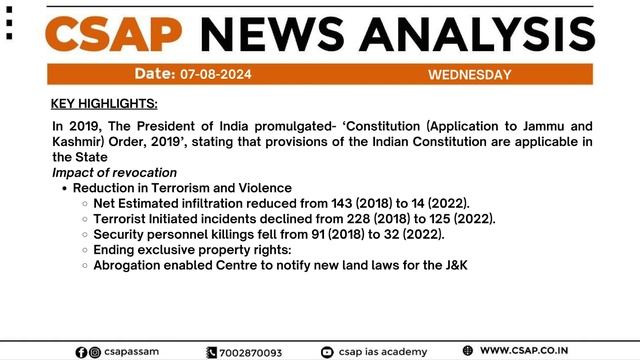 Newspaper Analysis (CNA) – 7th August 2024 | ASSAM TRIBUNE | HINDU | CURRENT AFFAIRS– APSC/UPSC