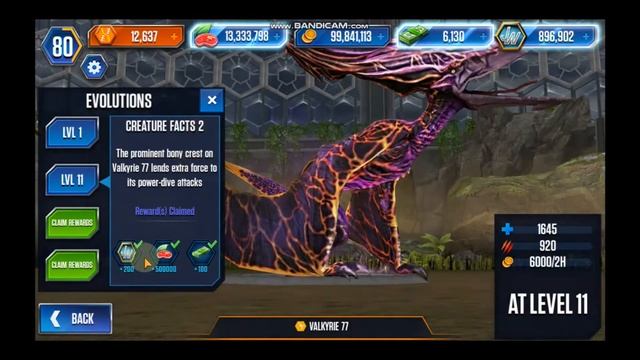How to make Valkyrie to LVL 40 | Jurassic World The Game смотреть онлайн