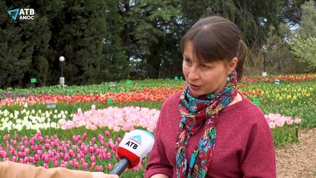 Никитский ботанический сад. Парад Тюльпанов 2023 смотреть онлайн