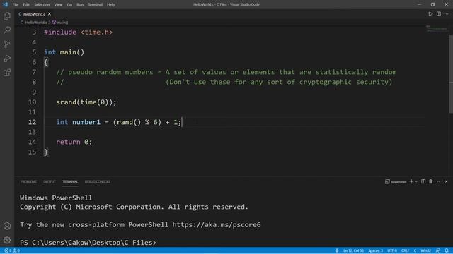 C random numbers 🎲 смотреть онлайн