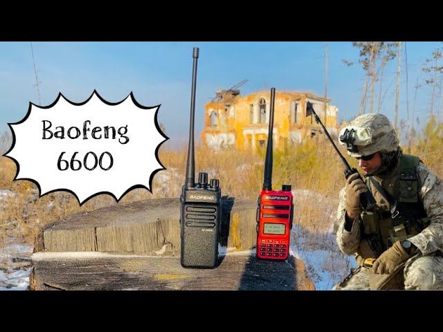 Baofeng BF 6600 тест на дальность