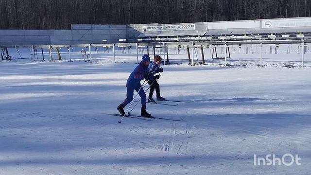 8.02.2025 Биатлонная тренировка в морозец -8 смотреть онлайн