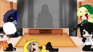 || Creepypasta react to Ticci Toby || part 2/2 ||